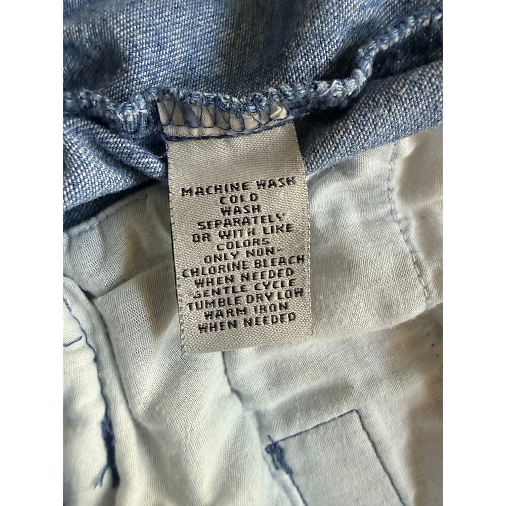 Vintage Sun River Clothing Co 90's Denim Cargo Hiking Shorts Size 36 Utility - Picture 6 of 12